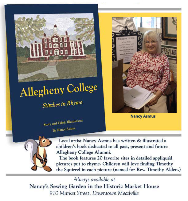 Allegheny College Stitches in Rhyme with Nancy photo